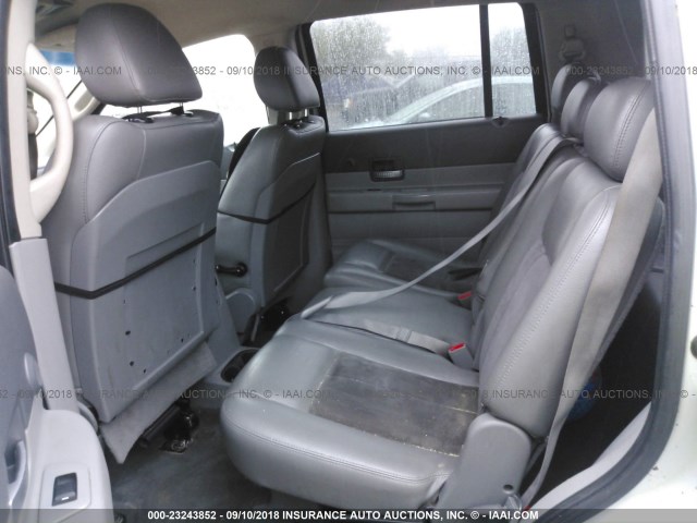 1D8HB58P67F546032 - 2007 DODGE DURANGO LIMITED SILVER photo 8