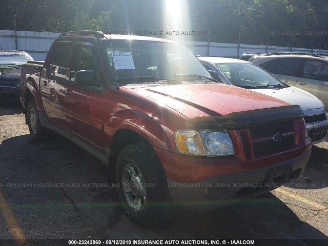 1FMZU77E03UB90302 - 2003 FORD EXPLORER SPORT TR  BURGUNDY photo 1