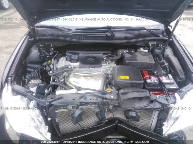 4T1BF1FK9CU058526 - 2012 TOYOTA CAMRY SE/LE/XLE 黑色 照片 10