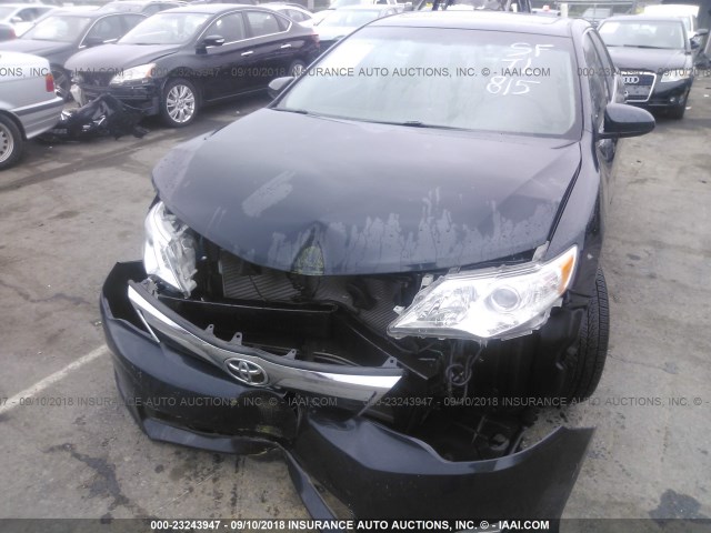 4T1BF1FK9CU058526 - 2012 TOYOTA CAMRY SE/LE/XLE 黑色 照片 6