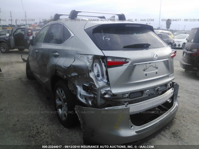 JTJYARBZ0H2052760 - 2017 LEXUS NX 200T/BASE/F SPORT GRAY photo 3