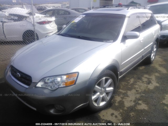 4S4BP62C577338389 - 2007 SUBARU OUTBACK OUTBACK 2.5I LIMITED SILVER photo 2