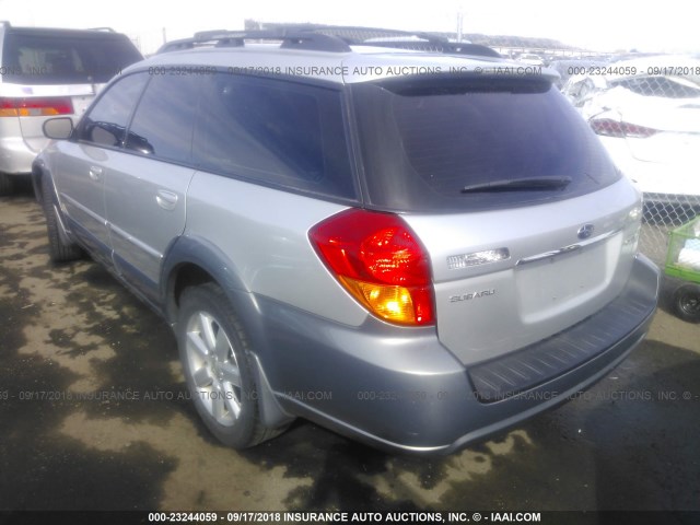 4S4BP62C577338389 - 2007 SUBARU OUTBACK OUTBACK 2.5I LIMITED SILVER photo 3