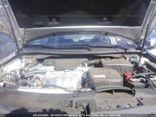 4T1BF1FK9GU238272 - 2016 TOYOTA CAMRY LE/XLE/SE/XSE 银色 照片 10