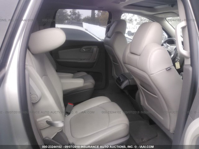 1GNKRJED5CJ137084 - 2012 CHEVROLET TRAVERSE LT SILVER photo 8