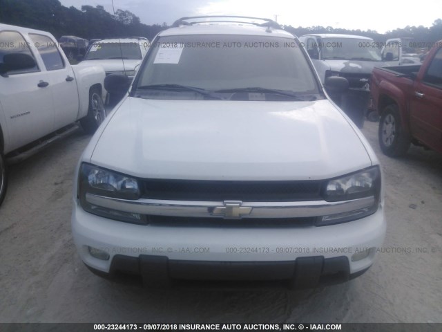 1GNES16S656104437 - 2005 CHEVROLET TRAILBLAZER EXT LS/EXT LT WHITE photo 6