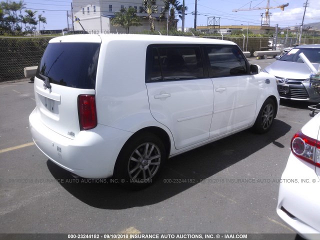 JTLKE50E881051615 - 2008 TOYOTA SCION XB 白色 照片 4