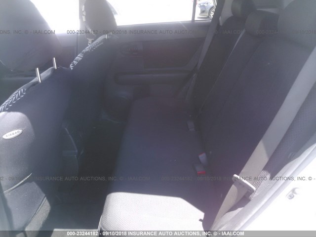 JTLKE50E881051615 - 2008 TOYOTA SCION XB 白色 照片 8