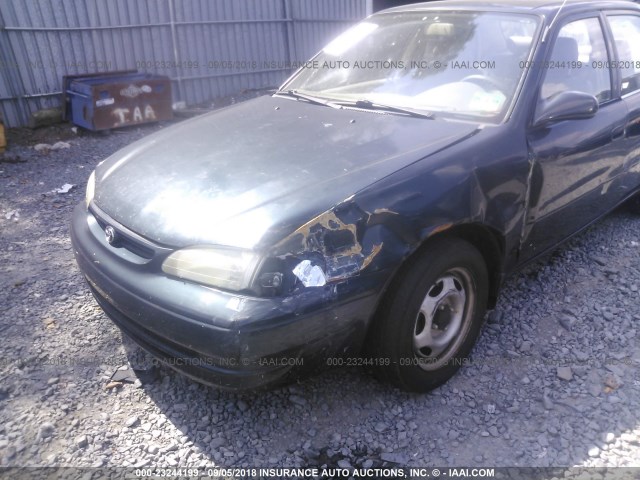 2T1BR12E4XC183125 - 1999 TOYOTA COROLLA VE/CE/LE GREEN photo 6