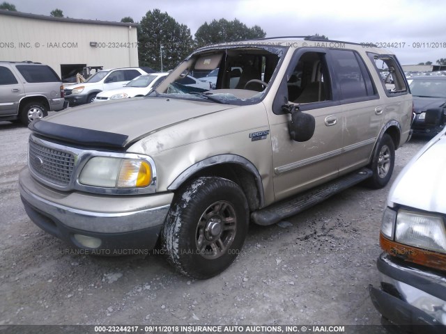 1FMRU1569YLB68577 - 2000 FORD EXPEDITION XLT GOLD photo 2