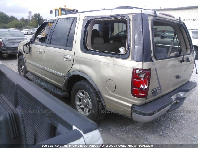 1FMRU1569YLB68577 - 2000 FORD EXPEDITION XLT GOLD photo 3