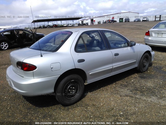 1G1JC524617397790 - 2001 CHEVROLET CAVALIER CNG SILVER photo 4