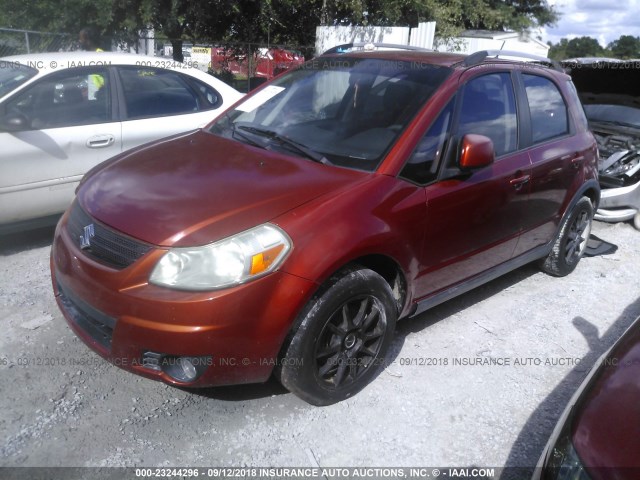 JS2YB417985102384 - 2008 SUZUKI SX4 TOURING MAROON photo 2