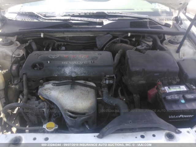 4T1BE32K32U106198 - 2002 TOYOTA CAMRY LE/XLE/SE Ақ фото 10