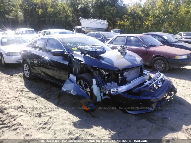 19XFC2F5XHE072309 - 2017 HONDA CIVIC LX მუქი ლურჯი ფოტო 1