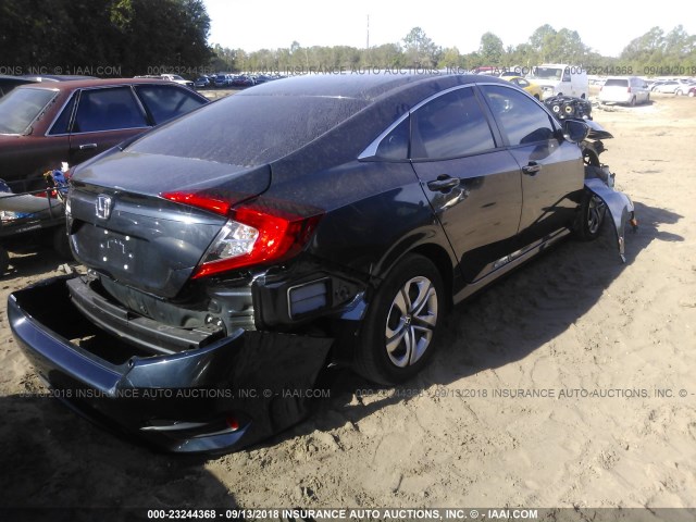 19XFC2F5XHE072309 - 2017 HONDA CIVIC LX მუქი ლურჯი ფოტო 4