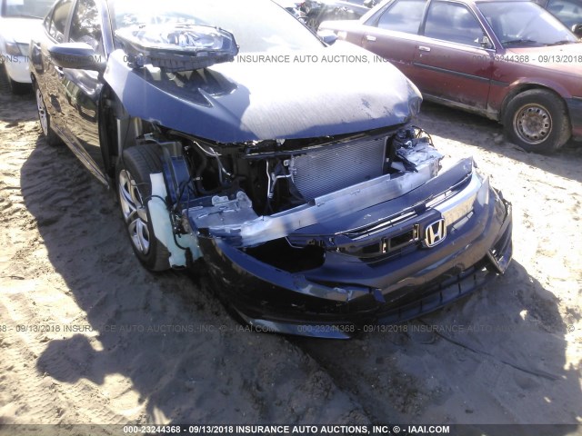 19XFC2F5XHE072309 - 2017 HONDA CIVIC LX მუქი ლურჯი ფოტო 6