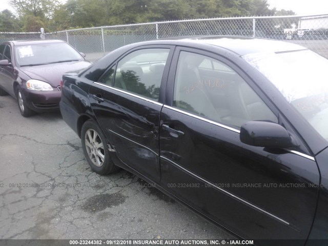 4T1BF30K75U087031 - 2005 TOYOTA CAMRY LE/XLE/SE BLACK photo 6