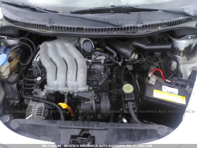 3VWBK21CX3M414036 - 2003 VOLKSWAGEN NEW BEETLE GL 银色 照片 10