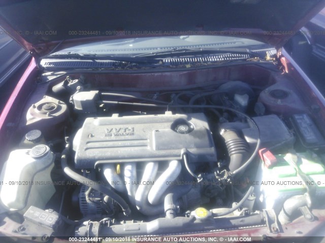 2T1BR12E0YC273907 - 2000 TOYOTA COROLLA VE/CE/LE 红色 照片 10