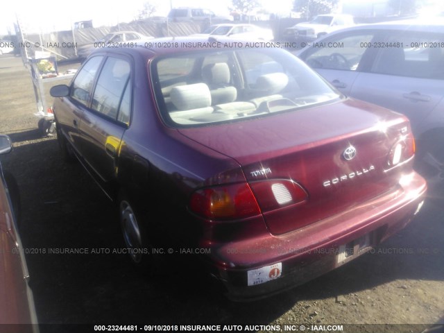 2T1BR12E0YC273907 - 2000 TOYOTA COROLLA VE/CE/LE 红色 照片 3