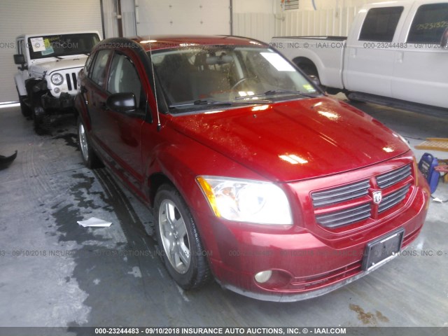 1B3HB48B58D536720 - 2008 DODGE CALIBER SXT წითელი ფოტო 1
