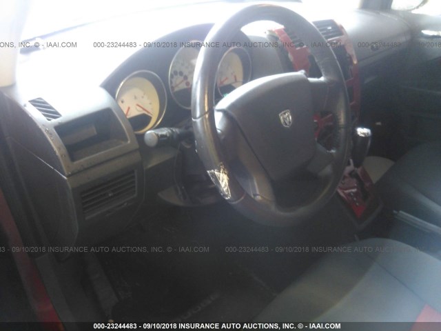 1B3HB48B58D536720 - 2008 DODGE CALIBER SXT წითელი ფოტო 5