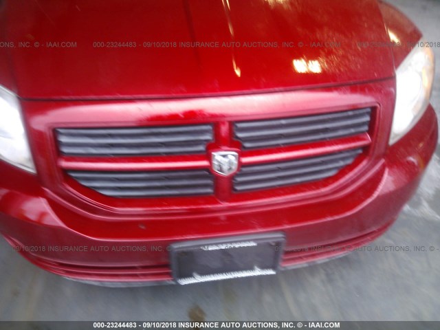 1B3HB48B58D536720 - 2008 DODGE CALIBER SXT წითელი ფოტო 6