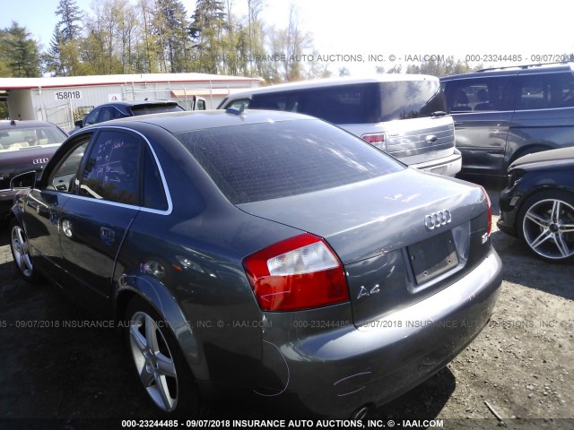 WAULT68EX5A036090 - 2005 AUDI A4 3.0 QUATTRO/SPECIAL GRAY photo 3