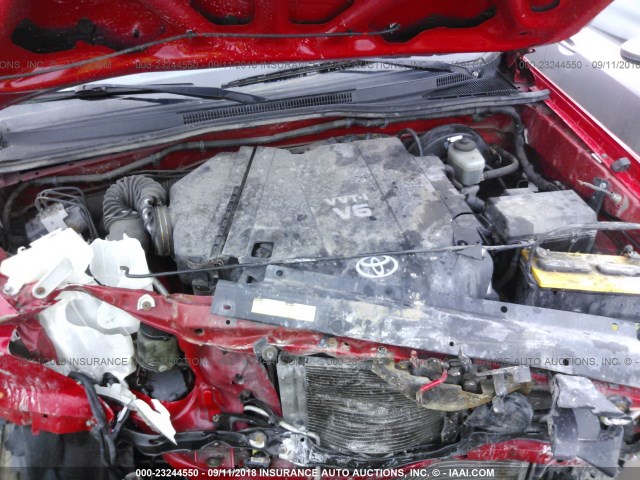 5TEUU42N15Z039208 - 2005 TOYOTA TACOMA ACCESS CAB Rot Foto 10