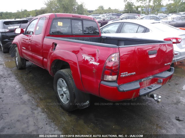 5TEUU42N15Z039208 - 2005 TOYOTA TACOMA ACCESS CAB Rot Foto 3