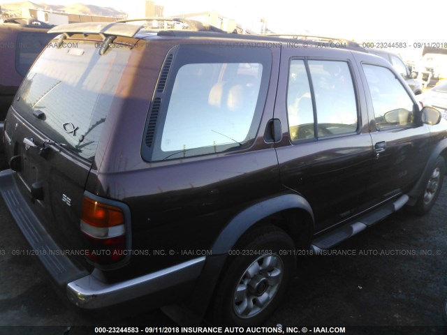 JN8AR05Y6VW172311 - 1997 NISSAN PATHFINDER LE/SE/XE BROWN photo 4