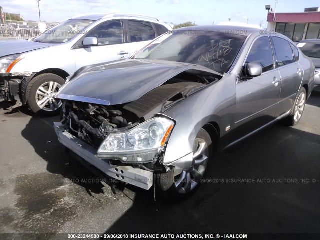 JNKAY01E36M103470 - 2006 INFINITI M35 SPORT GRAY photo 2