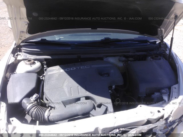 1G1ZC5E01AF200073 - 2010 CHEVROLET MALIBU 1LT თაფლისფერი ფოტო 10