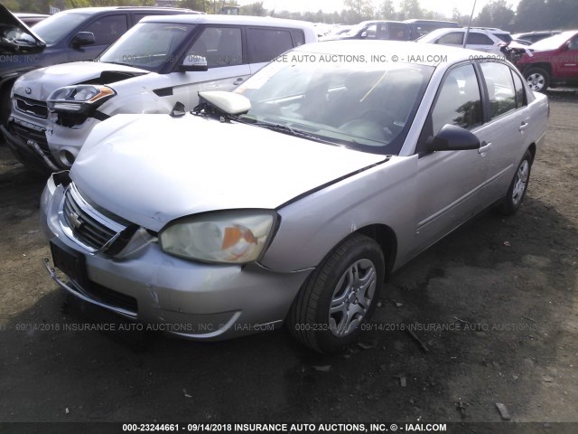 1G1ZS51F06F221503 - 2006 CHEVROLET MALIBU LS ვერცხლისფერი ფოტო 2