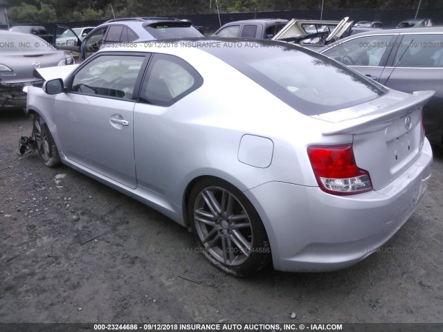 JTKJF5C72B3006868 - 2011 TOYOTA SCION TC 银色 照片 3