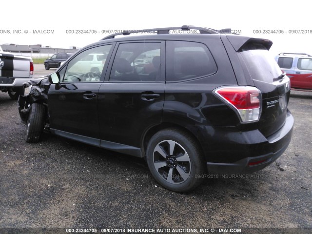 JF2SJAEC8HH811736 - 2017 SUBARU FORESTER 2.5I PREMIUM BLACK photo 3