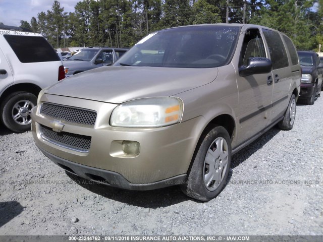 1GNDV23L76D115143 - 2006 CHEVROLET UPLANDER LS GOLD photo 2