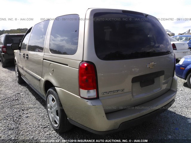 1GNDV23L76D115143 - 2006 CHEVROLET UPLANDER LS GOLD photo 3