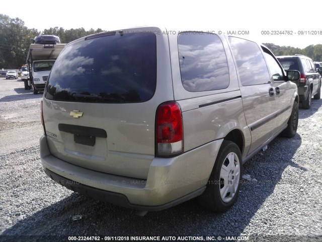 1GNDV23L76D115143 - 2006 CHEVROLET UPLANDER LS GOLD photo 4