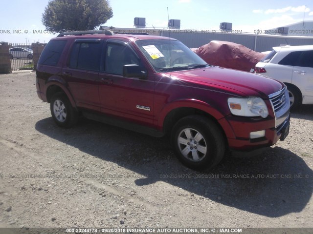 1FMEU63E28UA96962 - 2008 FORD EXPLORER XLT RED photo 1