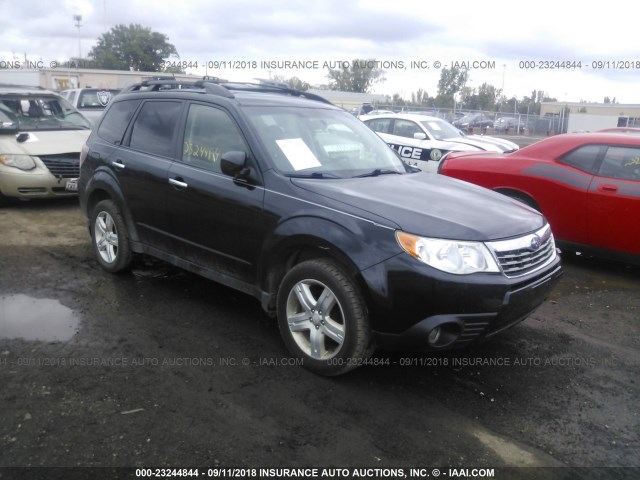 JF2SH64699H755585 - 2009 SUBARU FORESTER 2.5X LIMITED BLACK photo 1