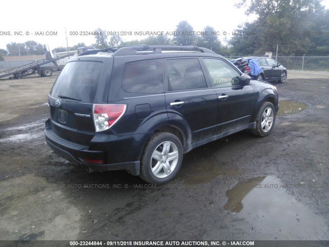 JF2SH64699H755585 - 2009 SUBARU FORESTER 2.5X LIMITED BLACK photo 4