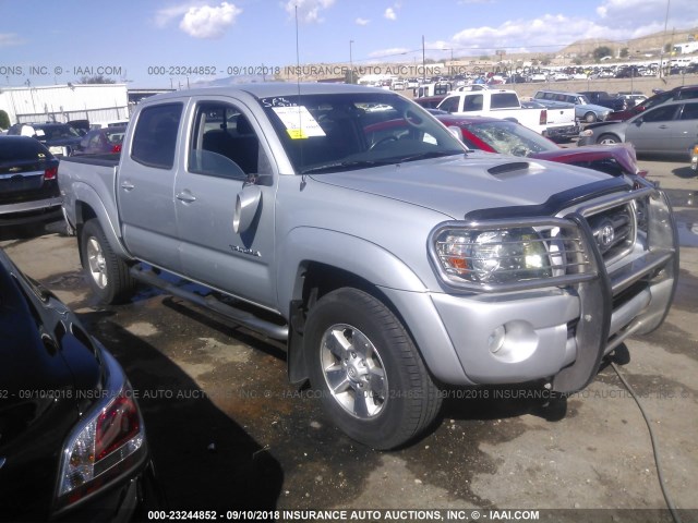 5TELU42N39Z650794 - 2009 TOYOTA TACOMA DOUBLE CAB 银色 照片 1