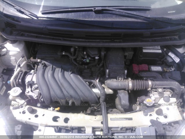 3N1CE2CP2FL414995 - 2015 NISSAN VERSA NOTE S/S PLUS/SV/SL/SR WHITE photo 10