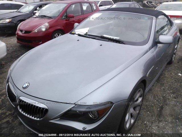 WBAEK73454B260604 - 2004 BMW 645 CI AUTOMATIC BLACK photo 6