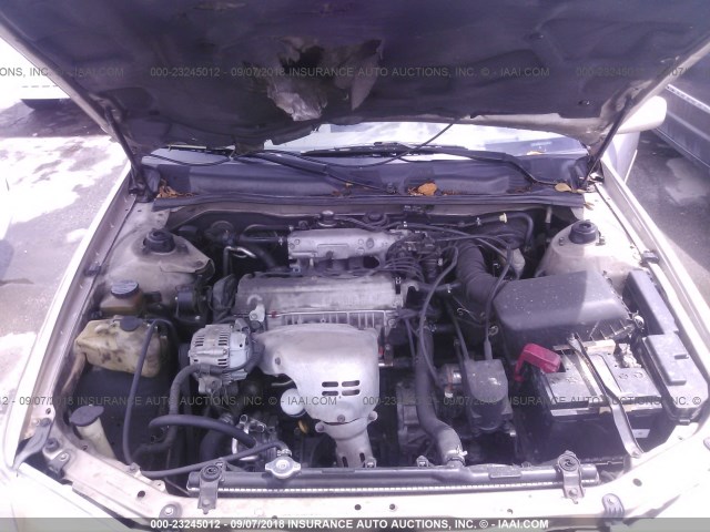 4T1BG22K1YU696107 - 2000 TOYOTA CAMRY CE/LE/XLE 金色 照片 10