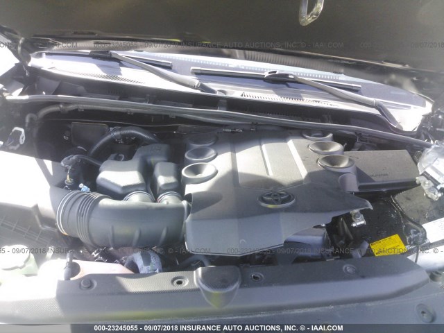 JTEBU5JR5G5391792 - 2016 TOYOTA 4RUNNER SR5 PREM/LTDL/TRAIL/TRD შავი ფოტო 10