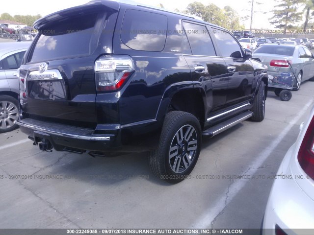 JTEBU5JR5G5391792 - 2016 TOYOTA 4RUNNER SR5 PREM/LTDL/TRAIL/TRD შავი ფოტო 4