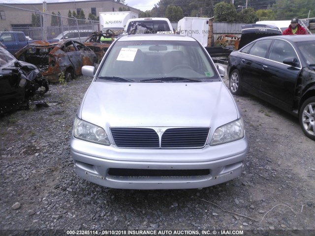 JA3AJ86E23U023245 - 2003 MITSUBISHI LANCER OZ RALLY GRAY photo 6